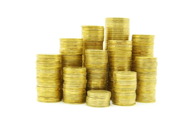 Coins pile — Stock Photo, Image