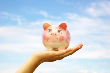 Piggy bank clipart