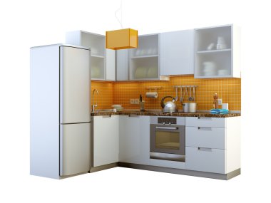 Modern kitchen clipart