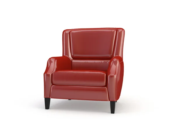 Klasik kırmızı sandalye — Stok fotoğraf