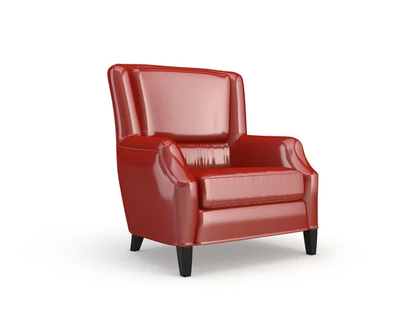 Класичний червоний стілець — стокове фото