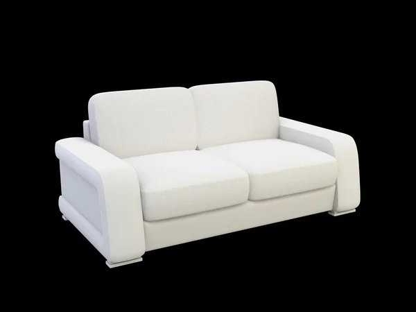 Grå 3d sofa – stockfoto