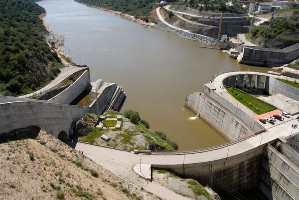 Stock image The hydroelectric power station