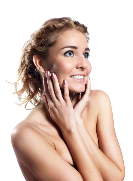 Perfect skin and a smile — Stock Photo, Image