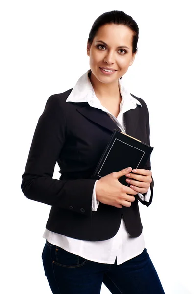 Portret van een jonge zakenvrouw. — Stockfoto