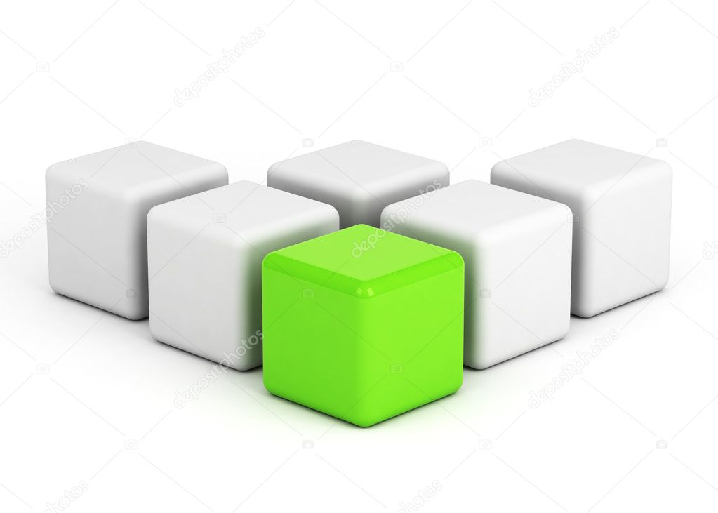 Bright green box leadership