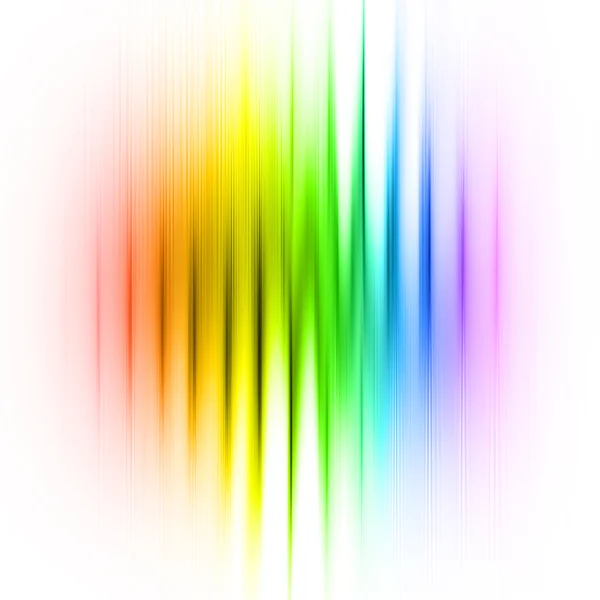 Astrazione lineare multicolore su bianco — Foto Stock