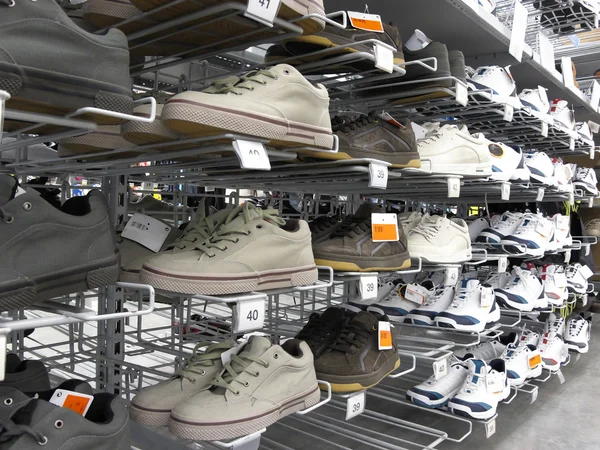 Tienda de botas — Foto de Stock