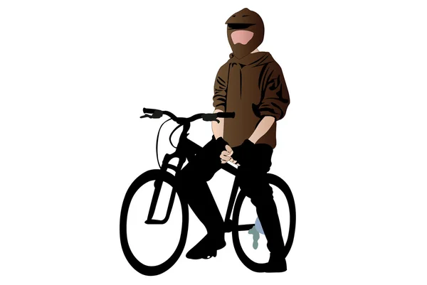Bicyclist — Stock Photo, Image