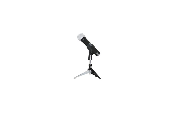 Asztali állvány és mikrofon — Stock Fotó