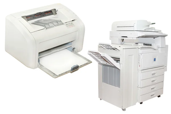 Impressora e máquina de cópia de escritório — Fotografia de Stock