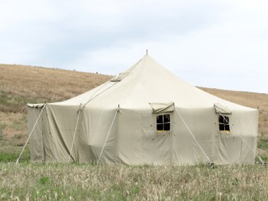 Millitary tent clipart