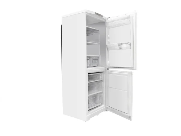 Открытый холодильник — стоковое фото