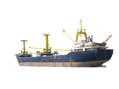Cargo ship clipart