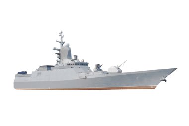 Military ship clipart