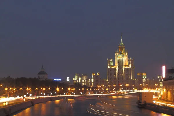 Νύχτα Μόσχα — Φωτογραφία Αρχείου