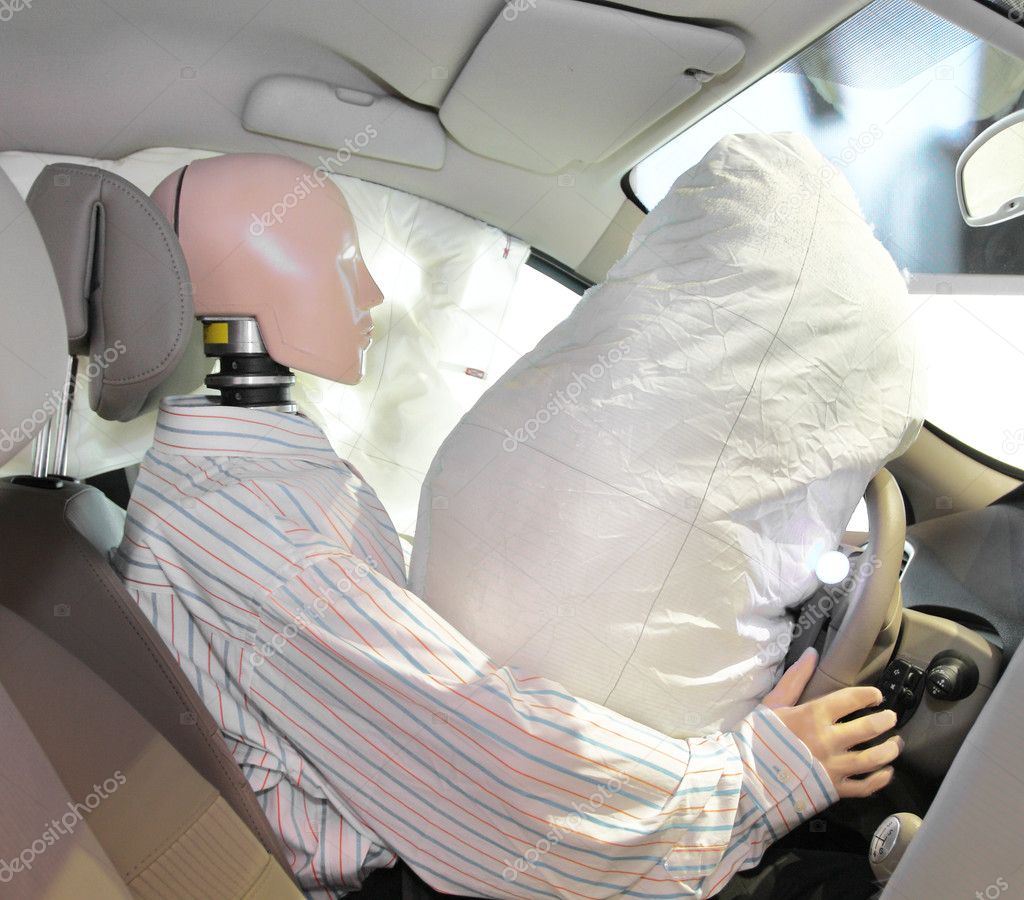 Mannequin in a car