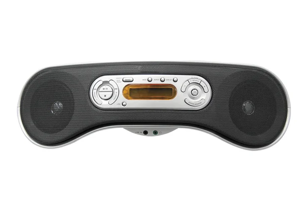 Gravador de cassetes de rádio portátil com leitor de CD / MP3 — Fotografia de Stock