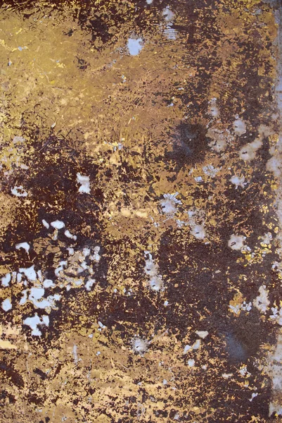 Alte rostige Eisenoberfläche mit abgebrannter Farbe — Stockfoto