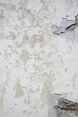 Beyaz çimento duvar