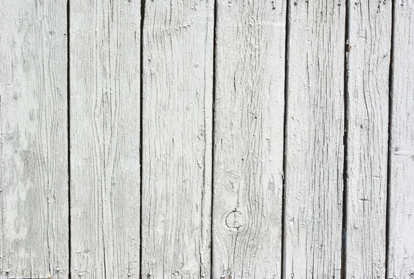 Bakgrund av väderbitna vit målat trä — Stockfoto