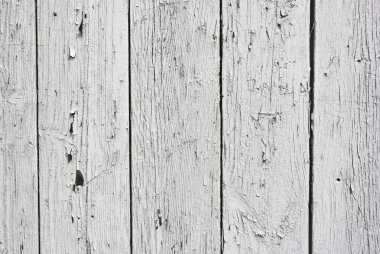 Background of weathered white painted wood clipart