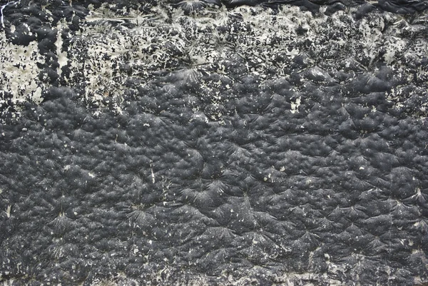 Siyah-beyaz buruşuk soyut doku — Stok fotoğraf