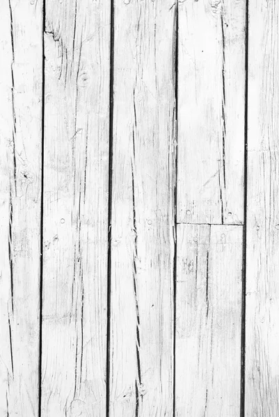 Achtergrond van verweerde wit geschilderd hout — Stockfoto