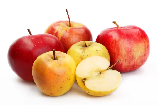 stock image Red and yellow apples