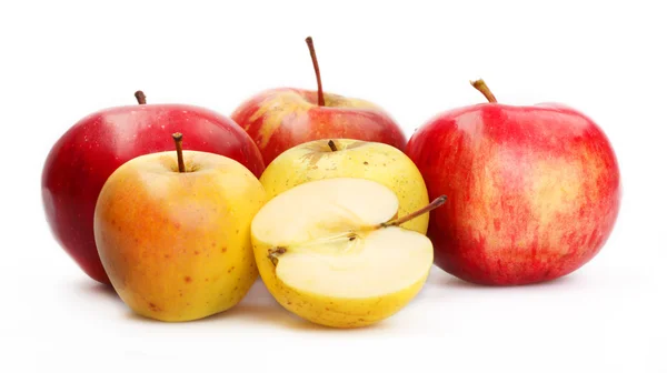 stock image Red and yellow apples