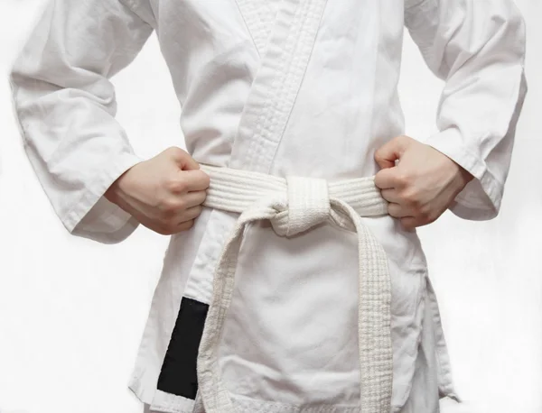 Kimono et une ceinture blanche — Photo