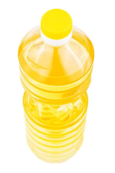 Flaska solrosolja — Stockfoto