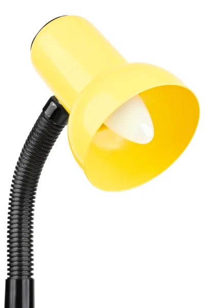 電球を持つデスクランプ — ストック写真