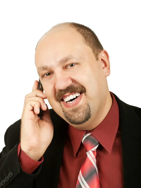 Omul de afaceri râzând — Fotografie, imagine de stoc