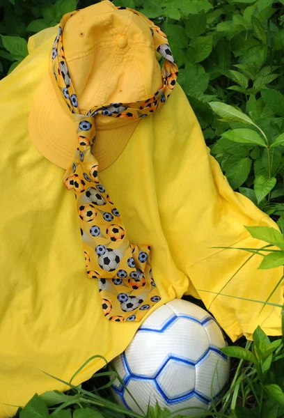 Soccer Fan 's Outfit — стоковое фото