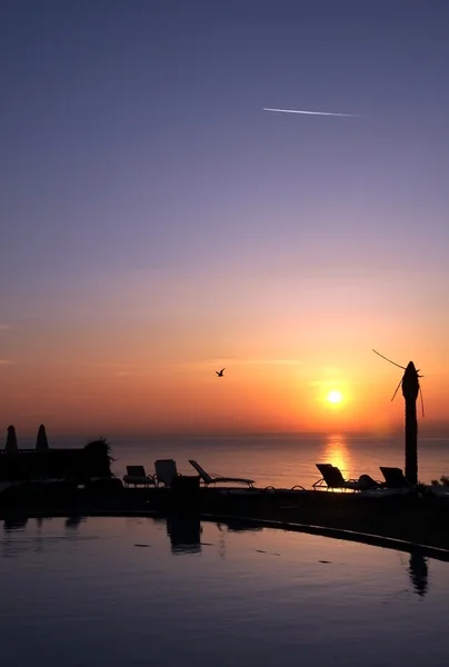 Sunrise on Island Crete in Greece — Stock Photo, Image