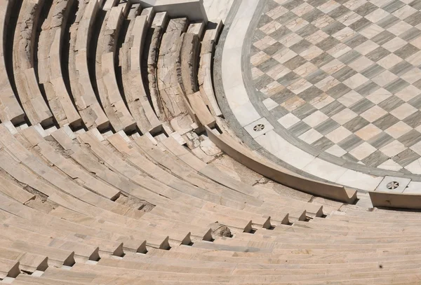 stock image Piece of Odeon in Athens