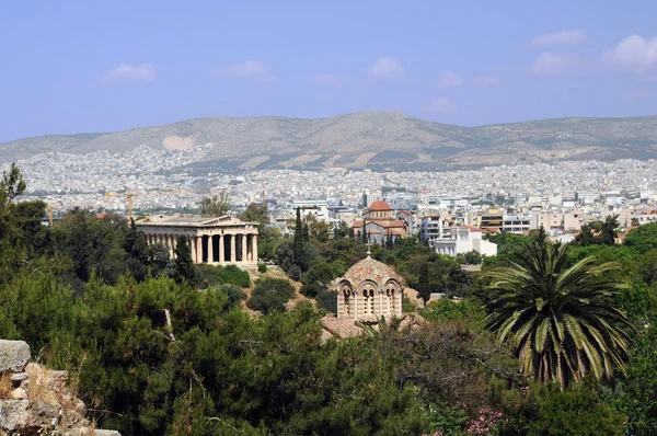 Blick auf Agora in Athen in Griechenland — Stockfoto