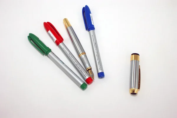 Színes tollak — Stock Fotó