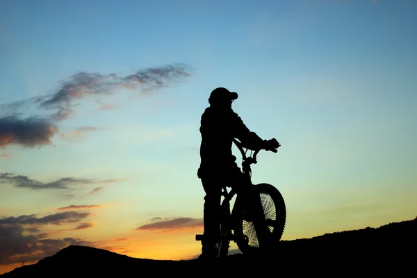 Motorcyklist — Stockfoto