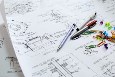 Technical drawing clipart