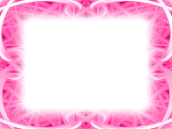 粉色相框 — 图库照片