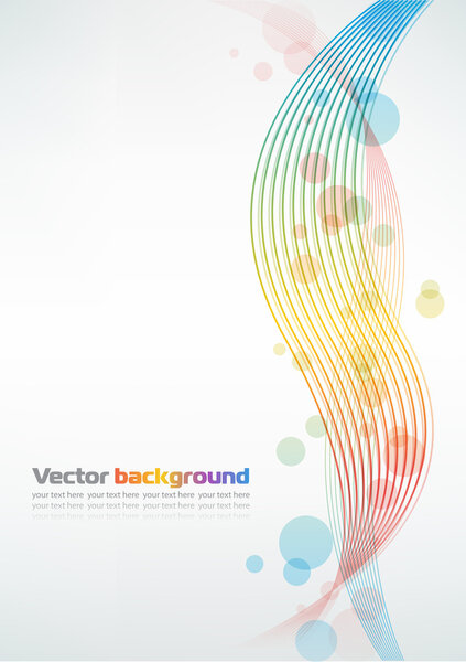 Абстрактный красочный фон