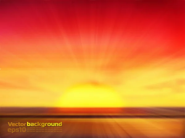 Sunset background — Stock Vector