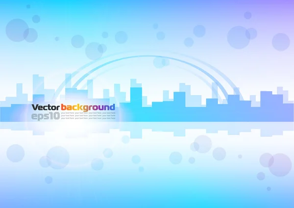 Vector City Background — Stock Vector