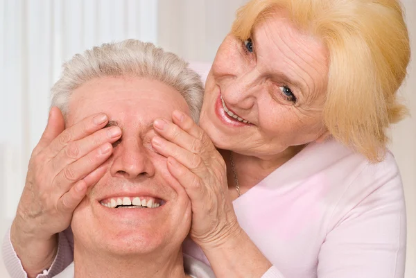 노인 남자와 여자 — 스톡 사진