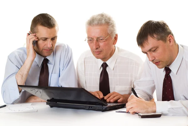 Businessmen working together — Stock Photo, Image