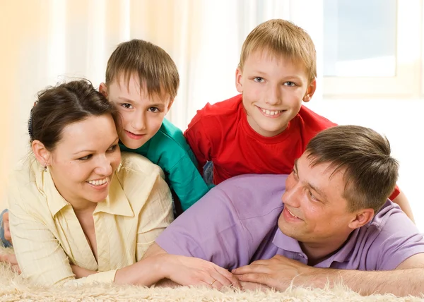 Parents with sons Royalty Free Stock Images