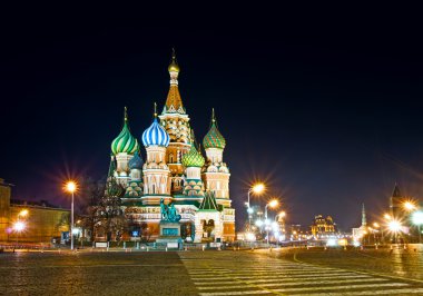 Saint Basil's Cathedral in Moscow clipart