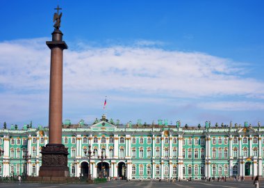 Winter Palace in St. Petersburg clipart